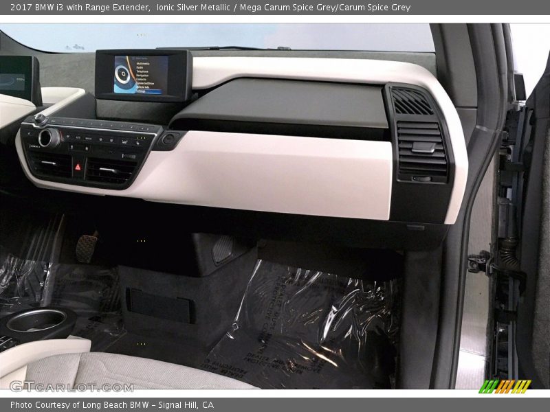Ionic Silver Metallic / Mega Carum Spice Grey/Carum Spice Grey 2017 BMW i3 with Range Extender