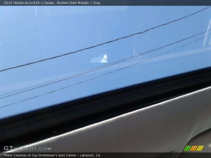 Modern Steel Metallic / Gray 2015 Honda Accord EX-L Sedan