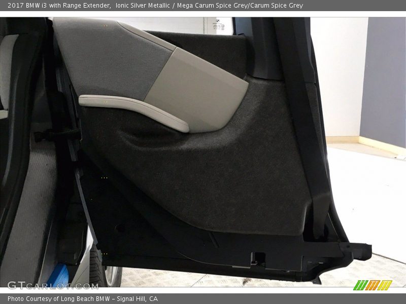 Ionic Silver Metallic / Mega Carum Spice Grey/Carum Spice Grey 2017 BMW i3 with Range Extender