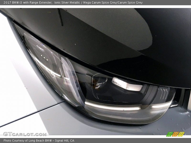 Ionic Silver Metallic / Mega Carum Spice Grey/Carum Spice Grey 2017 BMW i3 with Range Extender