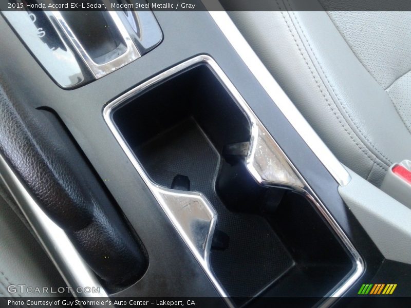Modern Steel Metallic / Gray 2015 Honda Accord EX-L Sedan