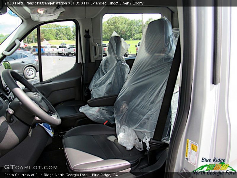 Ingot Silver / Ebony 2020 Ford Transit Passenger Wagon XLT 350 HR Extended