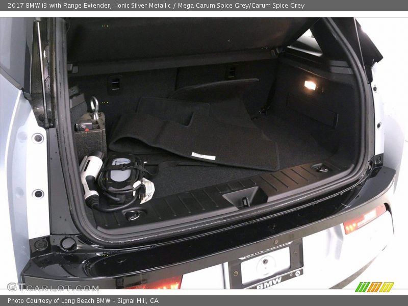 Ionic Silver Metallic / Mega Carum Spice Grey/Carum Spice Grey 2017 BMW i3 with Range Extender