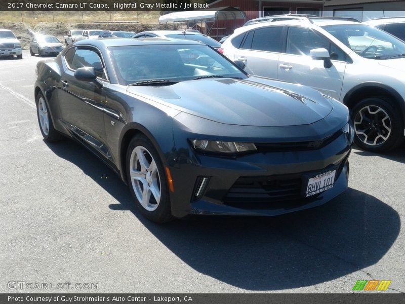 Nightfall Gray Metallic / Jet Black 2017 Chevrolet Camaro LT Coupe
