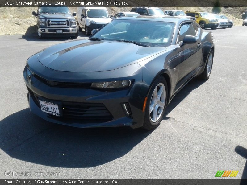 Nightfall Gray Metallic / Jet Black 2017 Chevrolet Camaro LT Coupe
