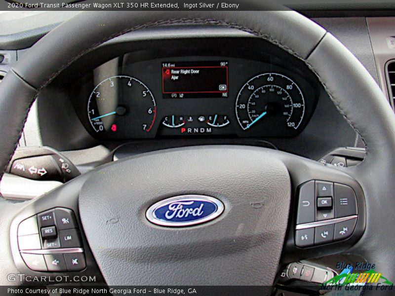 Ingot Silver / Ebony 2020 Ford Transit Passenger Wagon XLT 350 HR Extended