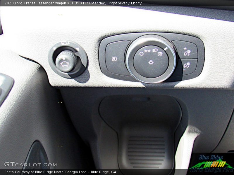 Ingot Silver / Ebony 2020 Ford Transit Passenger Wagon XLT 350 HR Extended