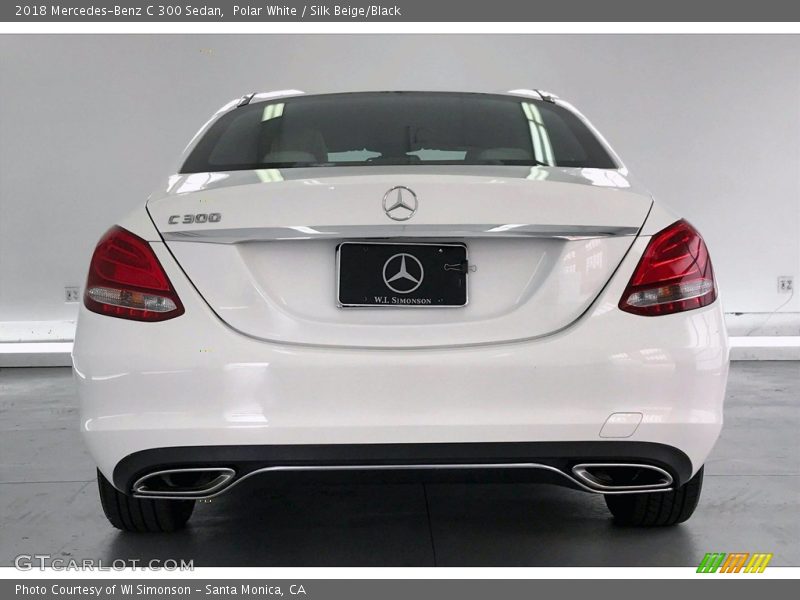 Polar White / Silk Beige/Black 2018 Mercedes-Benz C 300 Sedan