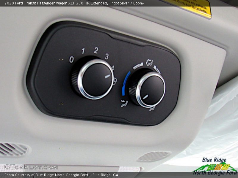 Ingot Silver / Ebony 2020 Ford Transit Passenger Wagon XLT 350 HR Extended