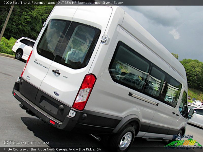 Ingot Silver / Ebony 2020 Ford Transit Passenger Wagon XLT 350 HR Extended