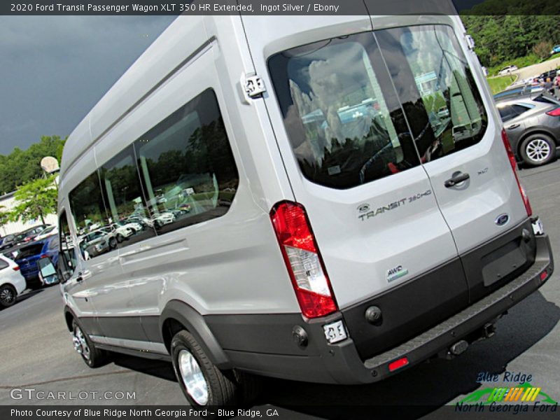 Ingot Silver / Ebony 2020 Ford Transit Passenger Wagon XLT 350 HR Extended