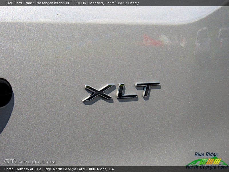 Ingot Silver / Ebony 2020 Ford Transit Passenger Wagon XLT 350 HR Extended