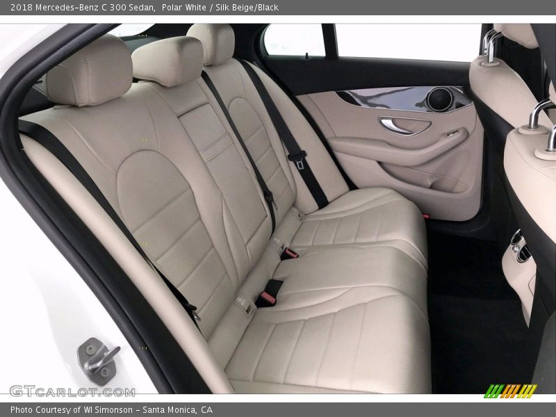 Polar White / Silk Beige/Black 2018 Mercedes-Benz C 300 Sedan