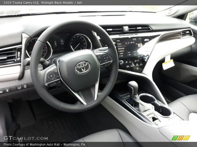 Midnight Black Metallic / Ash 2020 Toyota Camry XLE