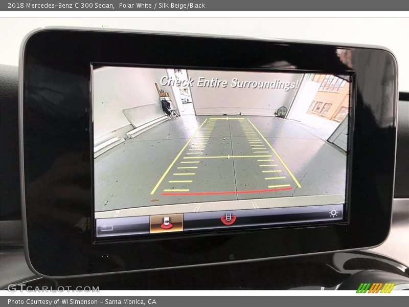 Polar White / Silk Beige/Black 2018 Mercedes-Benz C 300 Sedan