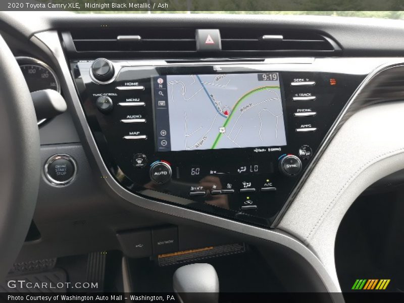 Midnight Black Metallic / Ash 2020 Toyota Camry XLE