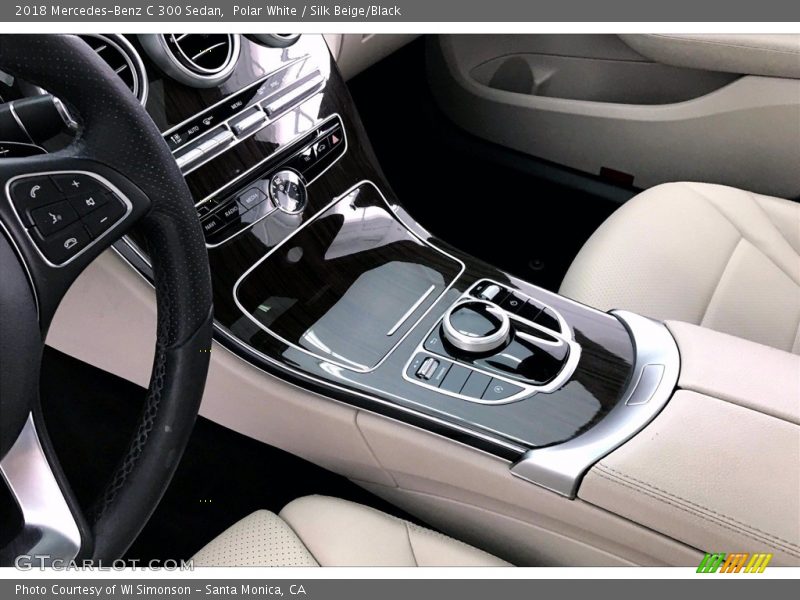 Polar White / Silk Beige/Black 2018 Mercedes-Benz C 300 Sedan