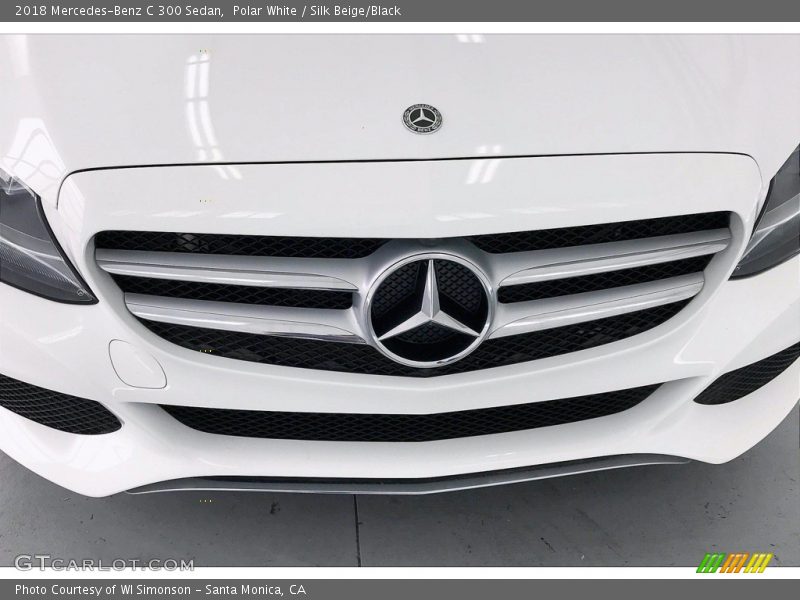 Polar White / Silk Beige/Black 2018 Mercedes-Benz C 300 Sedan