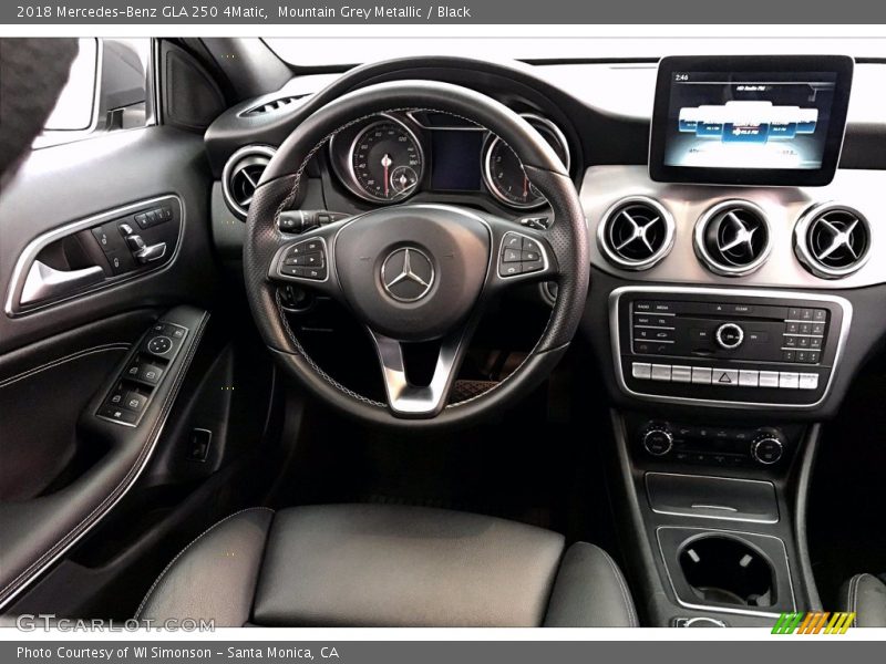 Mountain Grey Metallic / Black 2018 Mercedes-Benz GLA 250 4Matic