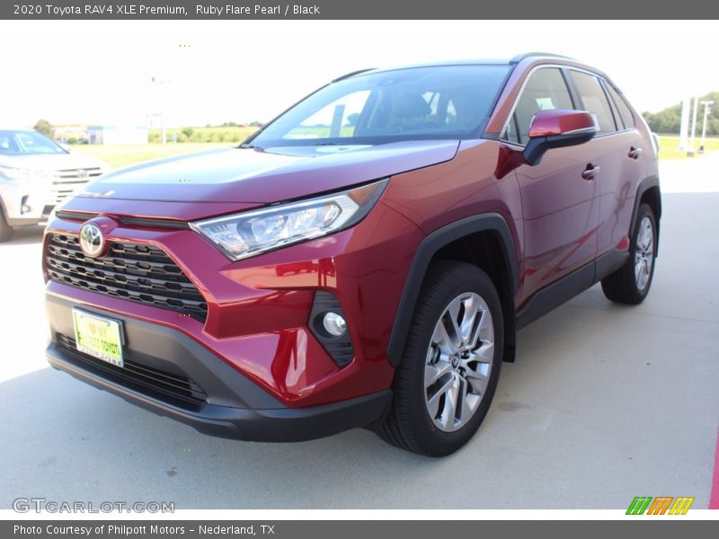 Ruby Flare Pearl / Black 2020 Toyota RAV4 XLE Premium