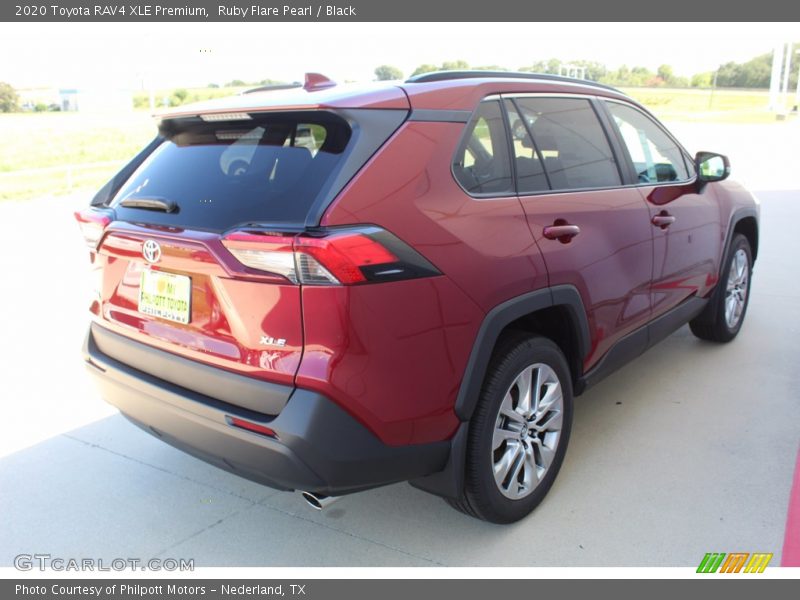 Ruby Flare Pearl / Black 2020 Toyota RAV4 XLE Premium