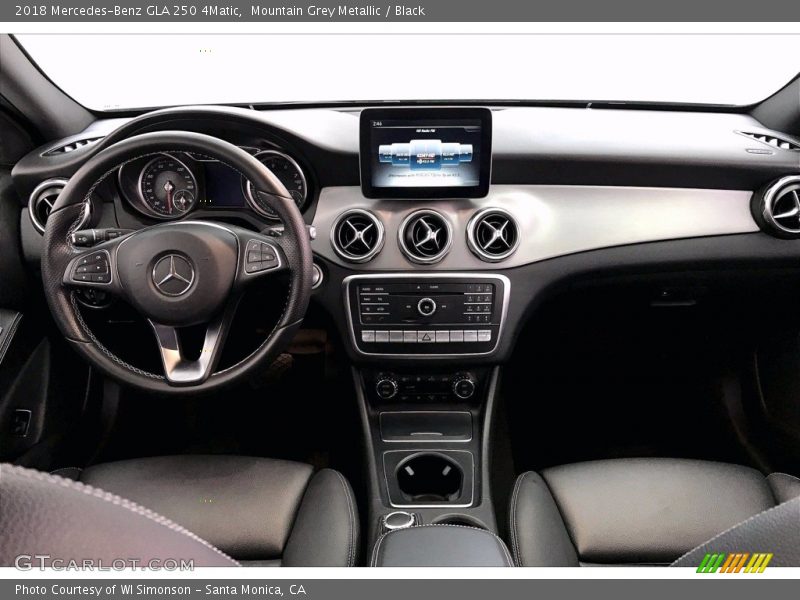 Mountain Grey Metallic / Black 2018 Mercedes-Benz GLA 250 4Matic