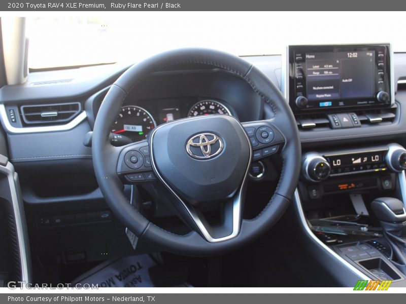 Ruby Flare Pearl / Black 2020 Toyota RAV4 XLE Premium