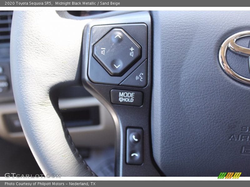 Midnight Black Metallic / Sand Beige 2020 Toyota Sequoia SR5