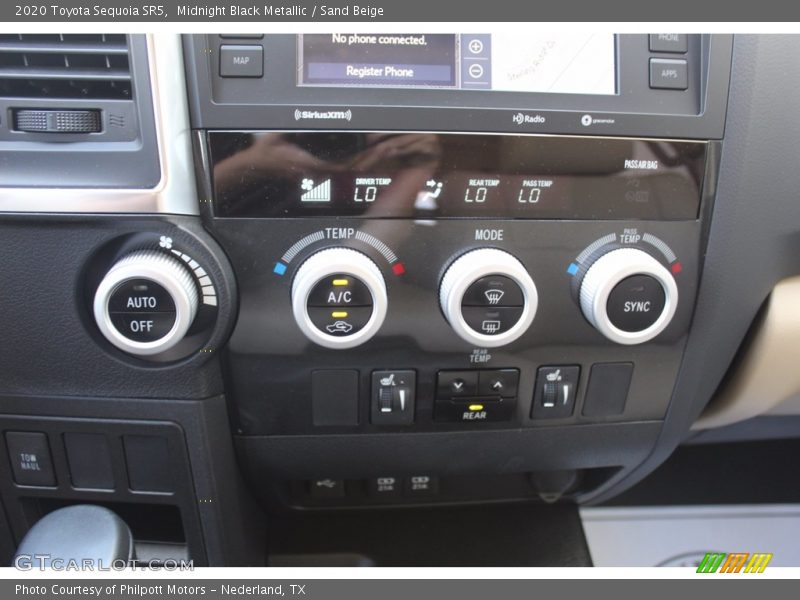 Midnight Black Metallic / Sand Beige 2020 Toyota Sequoia SR5
