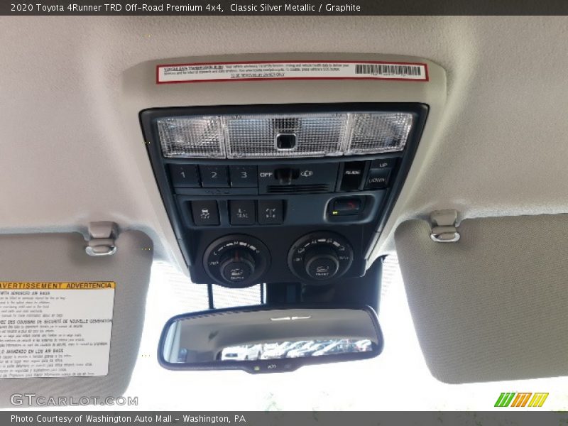 Classic Silver Metallic / Graphite 2020 Toyota 4Runner TRD Off-Road Premium 4x4