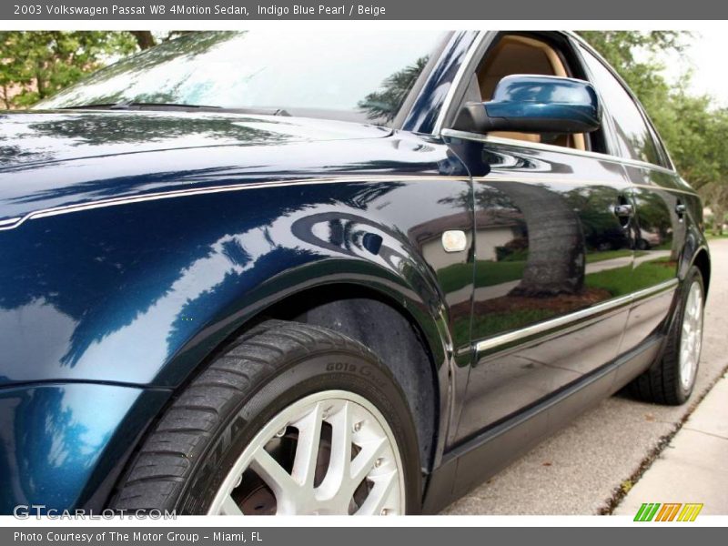 Indigo Blue Pearl / Beige 2003 Volkswagen Passat W8 4Motion Sedan