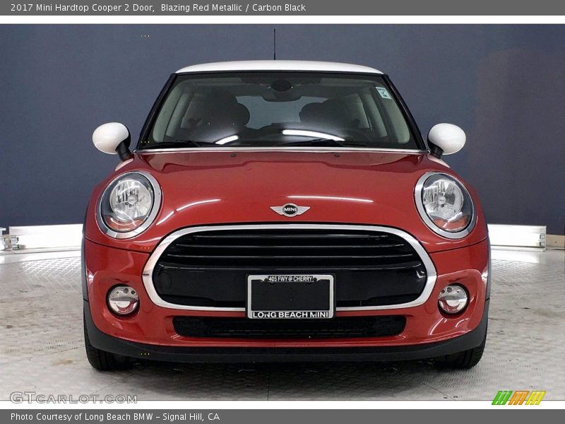 Blazing Red Metallic / Carbon Black 2017 Mini Hardtop Cooper 2 Door