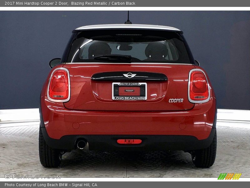 Blazing Red Metallic / Carbon Black 2017 Mini Hardtop Cooper 2 Door