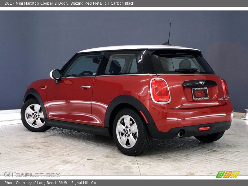 Blazing Red Metallic / Carbon Black 2017 Mini Hardtop Cooper 2 Door