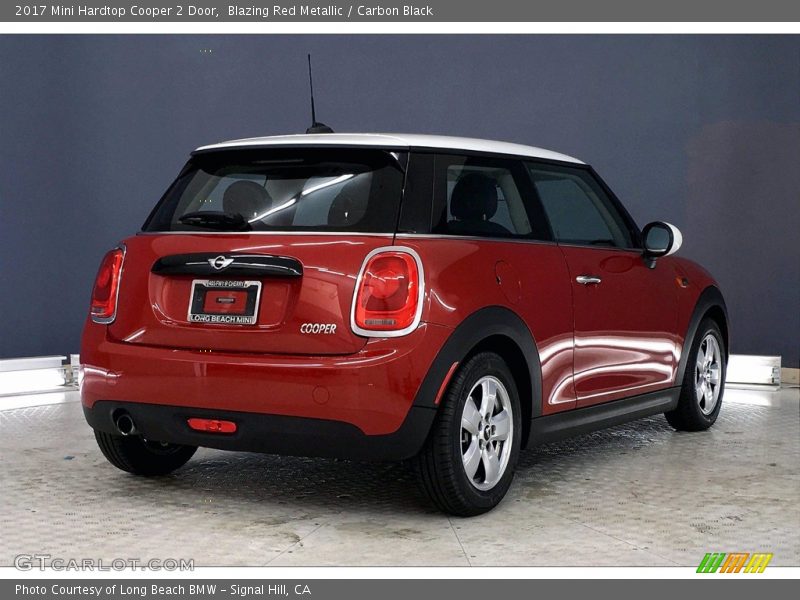 Blazing Red Metallic / Carbon Black 2017 Mini Hardtop Cooper 2 Door