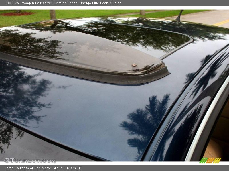 Indigo Blue Pearl / Beige 2003 Volkswagen Passat W8 4Motion Sedan