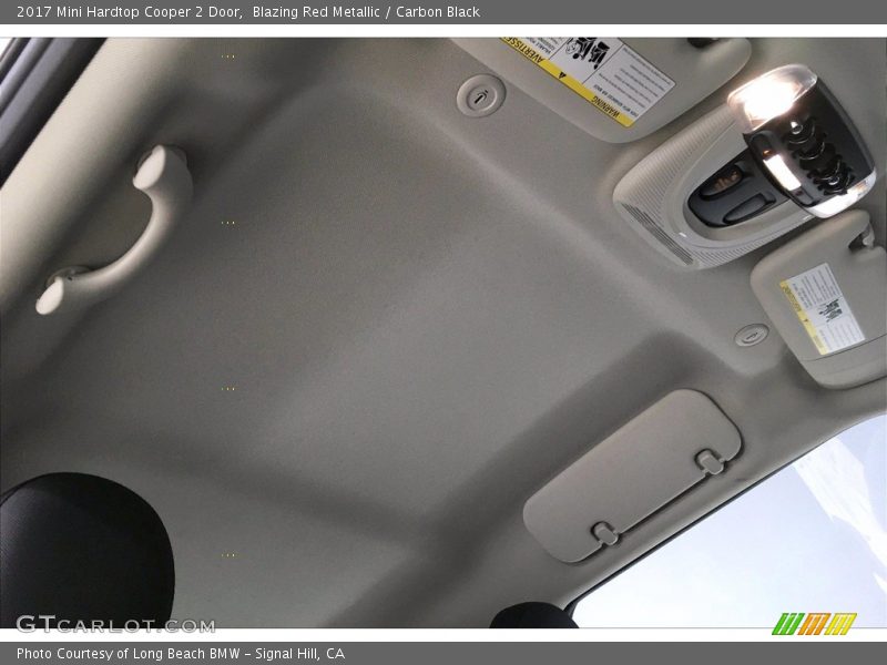 Blazing Red Metallic / Carbon Black 2017 Mini Hardtop Cooper 2 Door