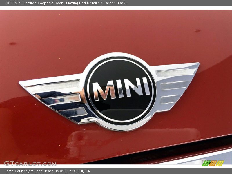Blazing Red Metallic / Carbon Black 2017 Mini Hardtop Cooper 2 Door
