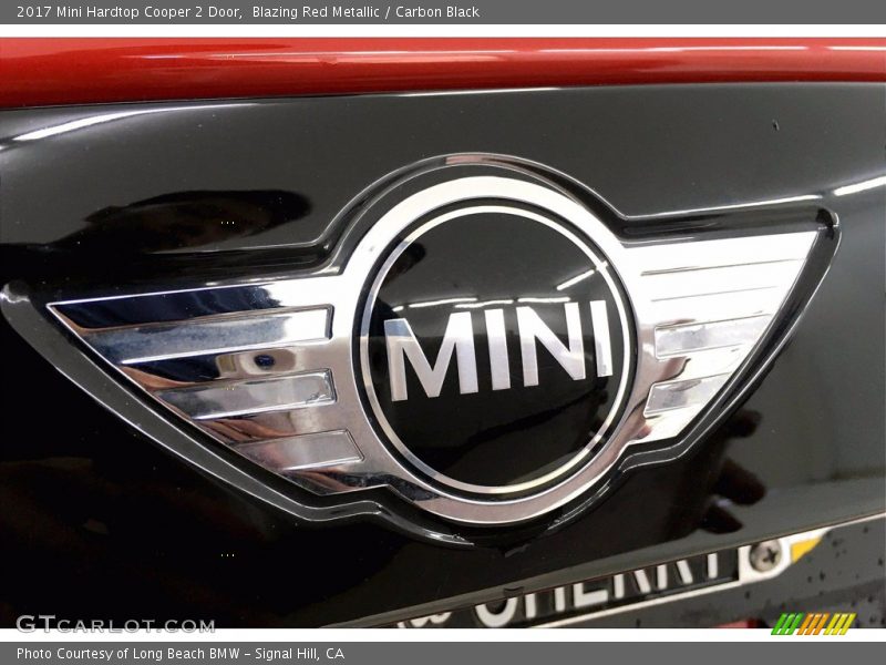 Blazing Red Metallic / Carbon Black 2017 Mini Hardtop Cooper 2 Door