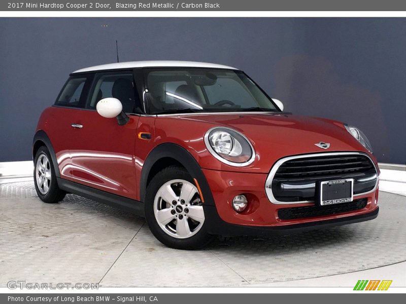 Blazing Red Metallic / Carbon Black 2017 Mini Hardtop Cooper 2 Door