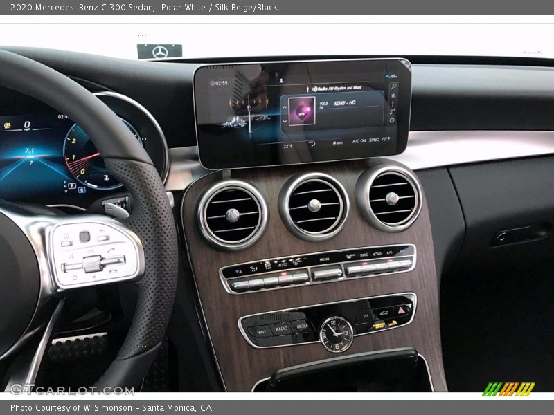 Polar White / Silk Beige/Black 2020 Mercedes-Benz C 300 Sedan
