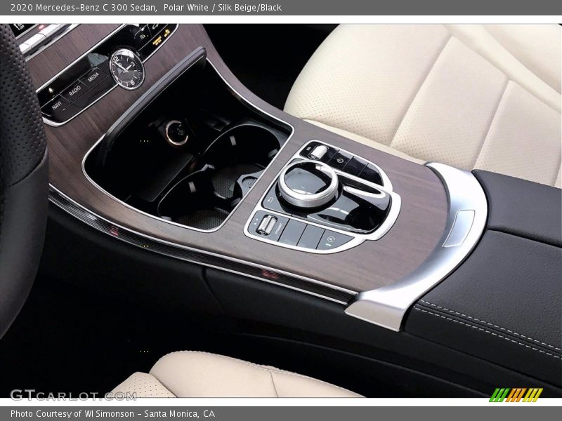 Polar White / Silk Beige/Black 2020 Mercedes-Benz C 300 Sedan