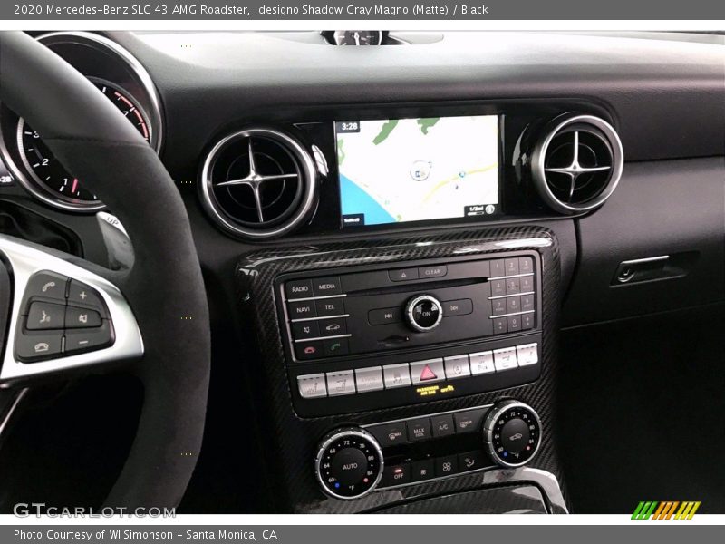 Controls of 2020 SLC 43 AMG Roadster