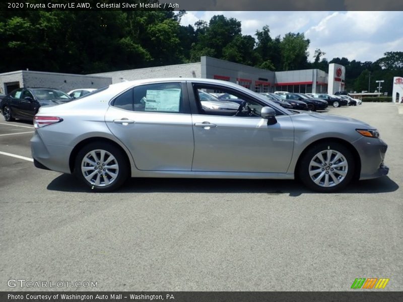 Celestial Silver Metallic / Ash 2020 Toyota Camry LE AWD