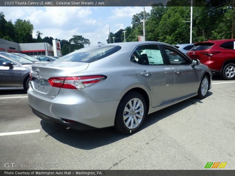 Celestial Silver Metallic / Ash 2020 Toyota Camry LE AWD