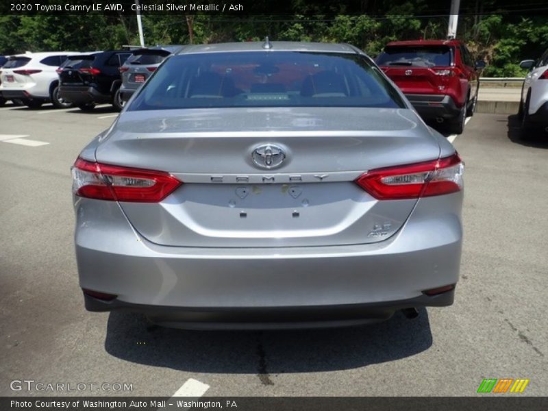 Celestial Silver Metallic / Ash 2020 Toyota Camry LE AWD
