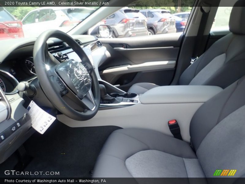 Celestial Silver Metallic / Ash 2020 Toyota Camry LE AWD