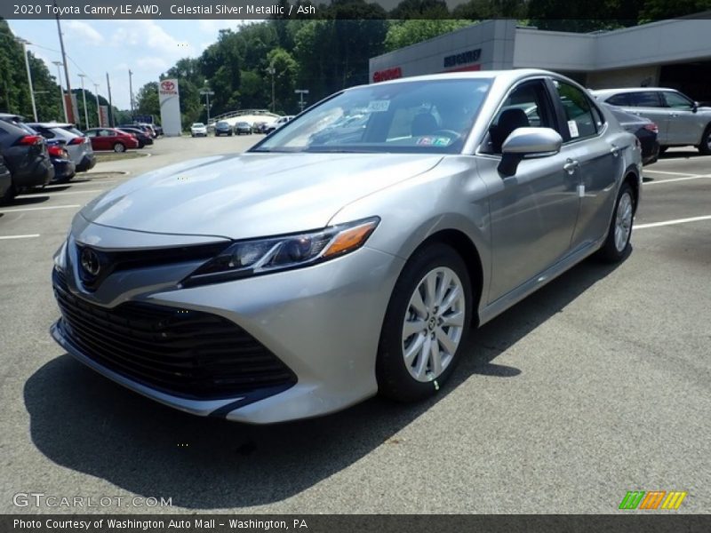 Celestial Silver Metallic / Ash 2020 Toyota Camry LE AWD