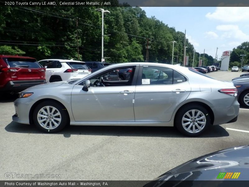 Celestial Silver Metallic / Ash 2020 Toyota Camry LE AWD