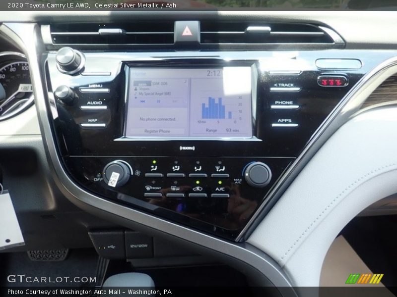 Celestial Silver Metallic / Ash 2020 Toyota Camry LE AWD